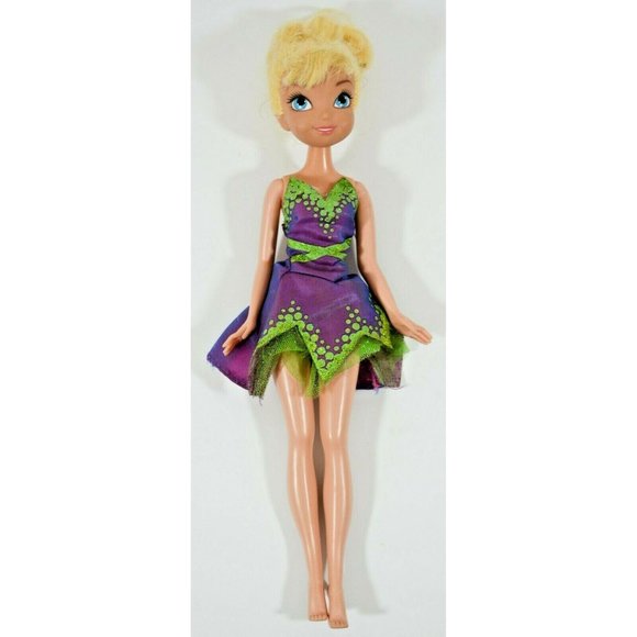 Lot of 3 Disney Princess Dolls Toys Nude Ariel, Rapunzel, & Tinkerbell w/ Dress - Picture 5 of 9